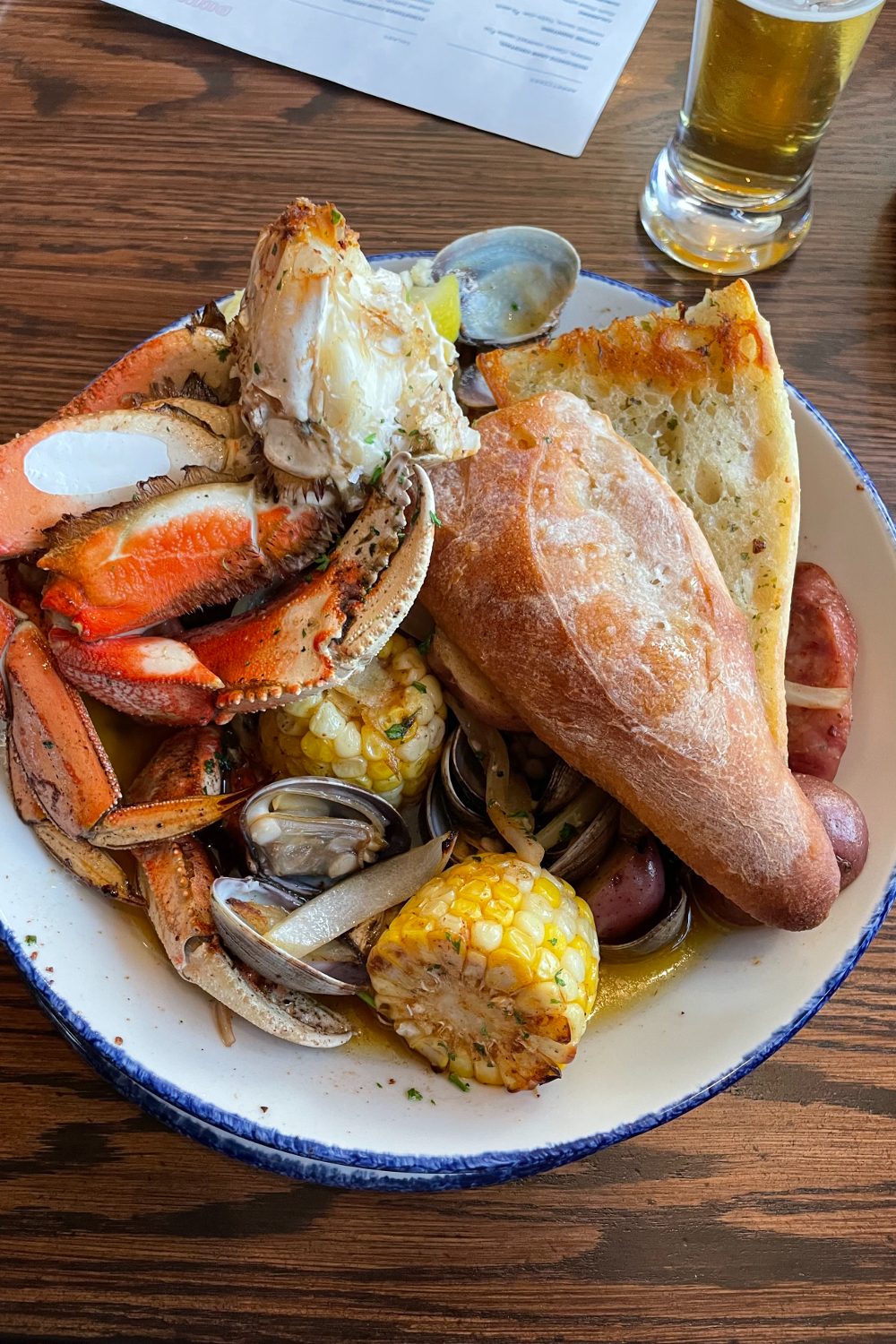 Wayfarer seafood bake.