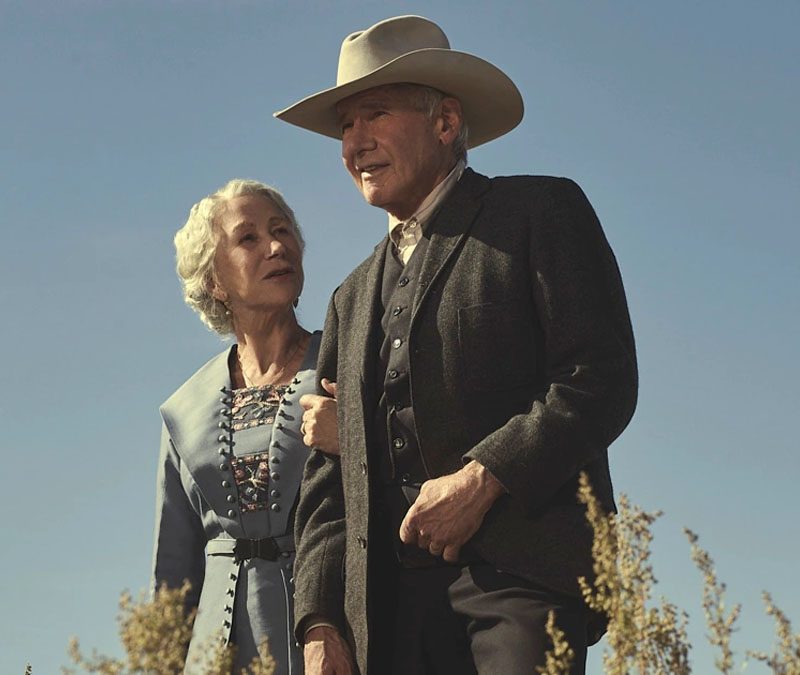 Helen Mirren and Harrison Ford in 1923.
