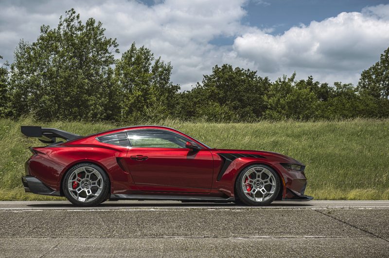 2025 Ford Mustang GTD exterior right profile ready for the Nurburgring.