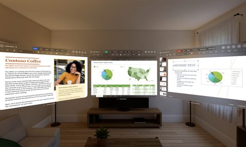 Apple Vision Pro screens