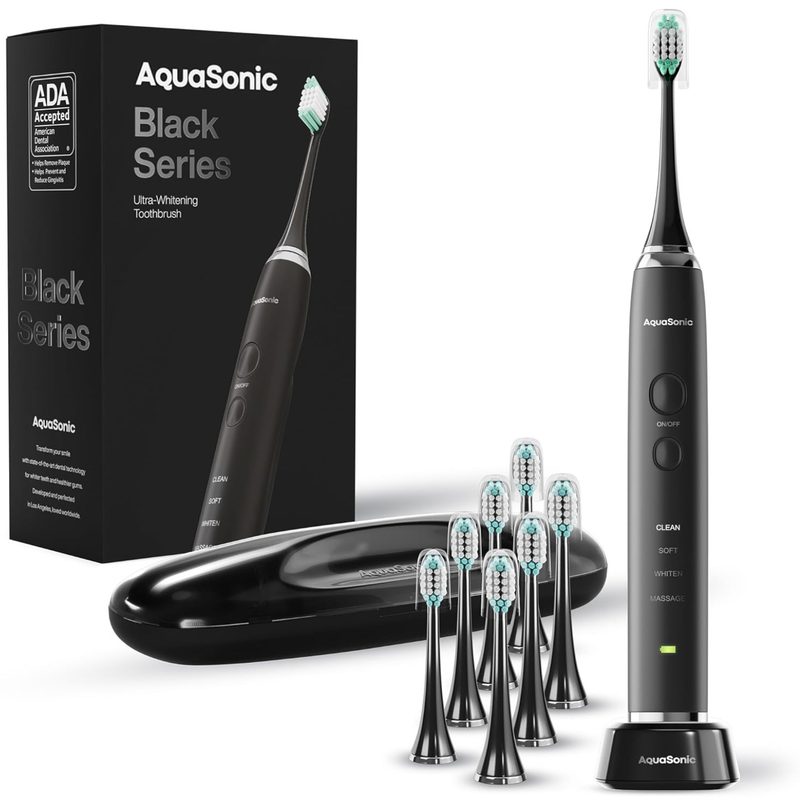 AquaSonic Black Series Ultra Whitening Toothbrush