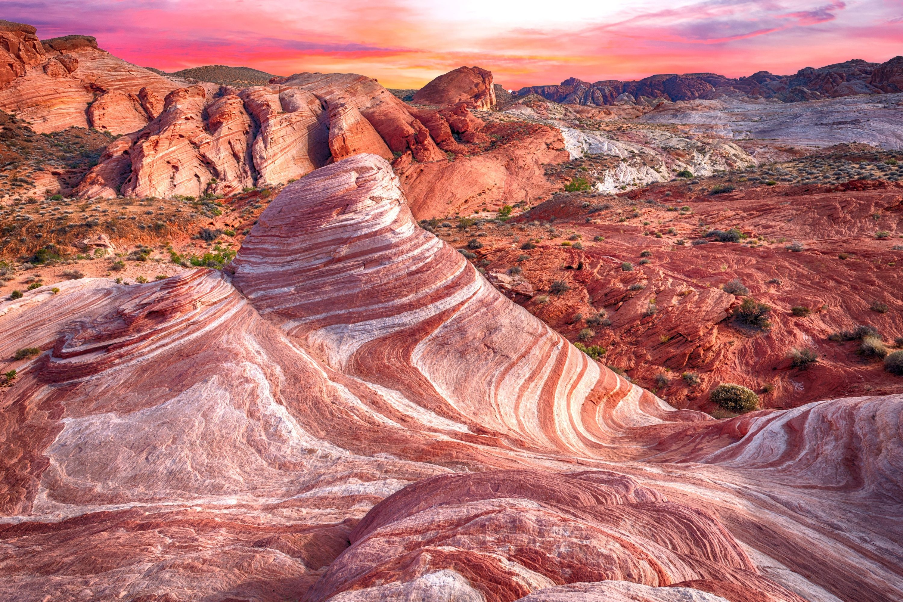 Fire Wave rock in Valley of Fire State Park