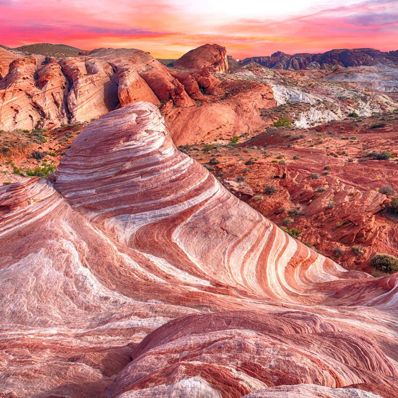 Fire Wave rock in Valley of Fire State Park