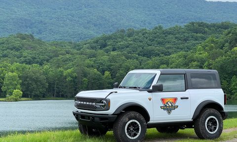 Ford Bronco at Bronco Off-Rodeo center in Tennessee.