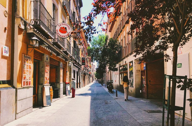 Madrid, Spain side street
