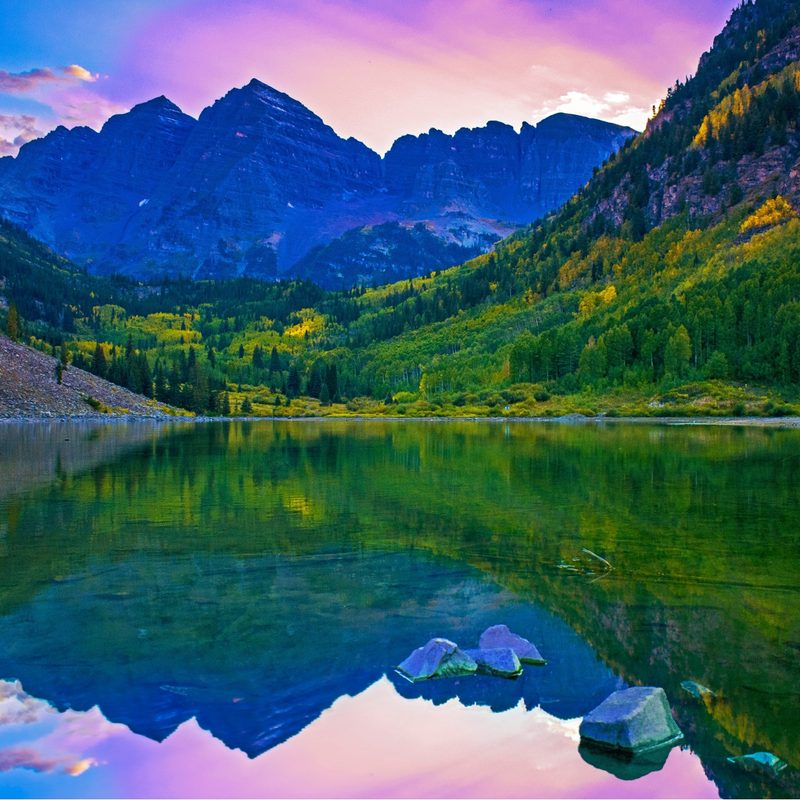 Aspen Maroon Bells reflection