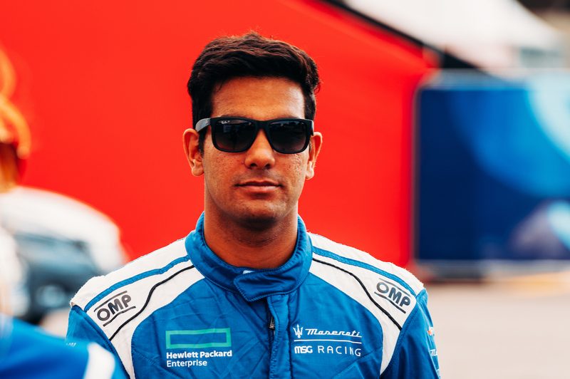 Maserati MSG Racing driver Jehan Daruvala.