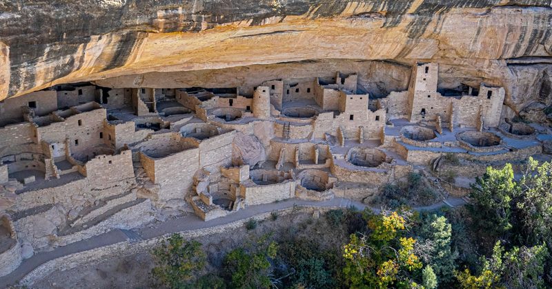 Ancient dwellings at Mesa Verde National Park