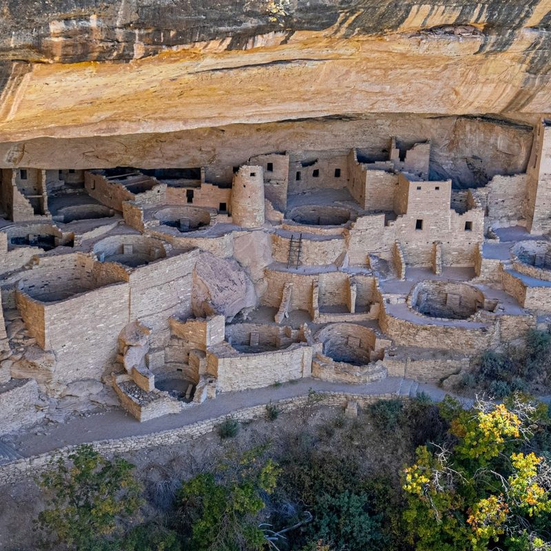 Ancient dwellings at Mesa Verde National Park