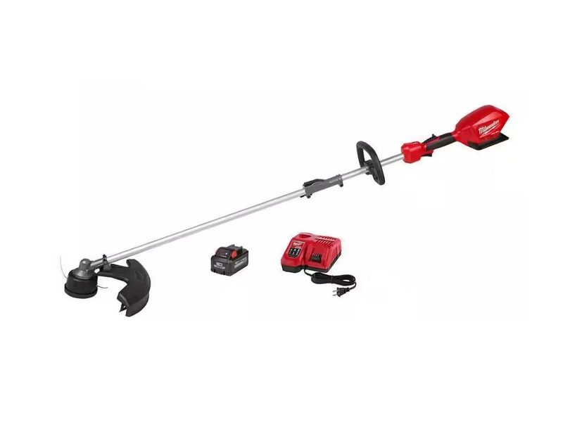 The Milwaukee M18 String Trimmer is a weed eater. It comes with batteries.