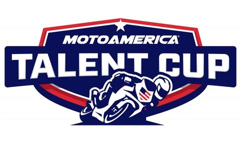 MotoAmerica Talent Cup logo on white background.