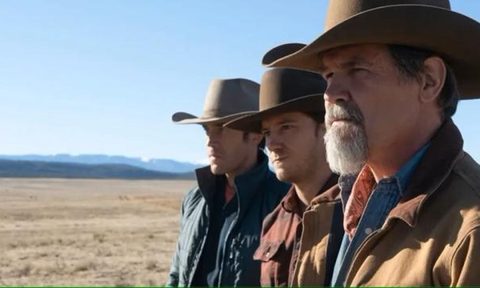 The cast of Outer Range.