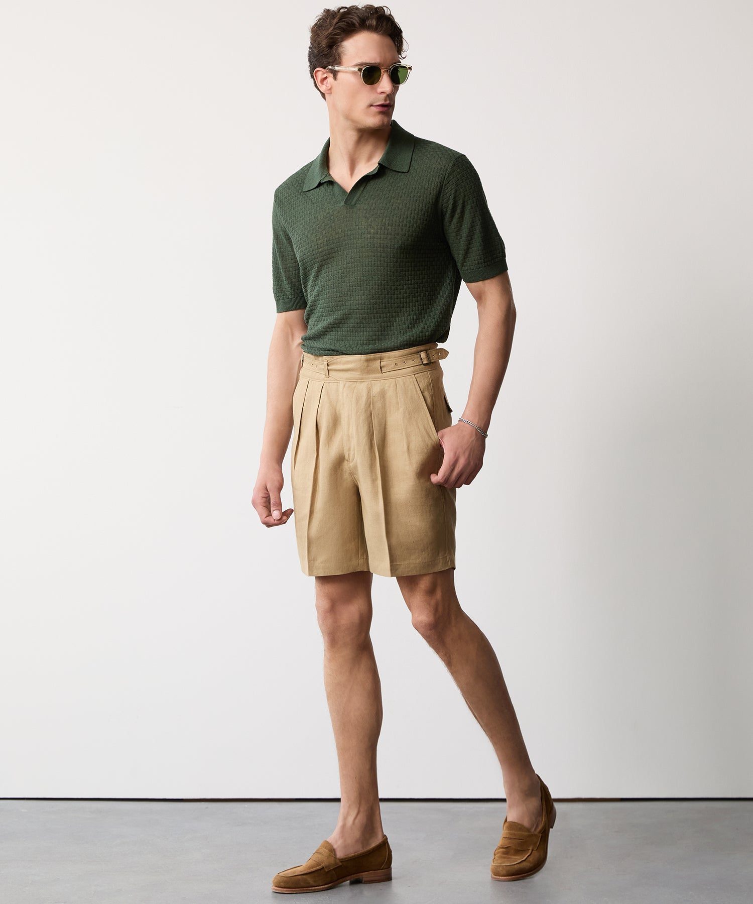 Todd Snyder 7" Irish Linen Gurkha Shorts