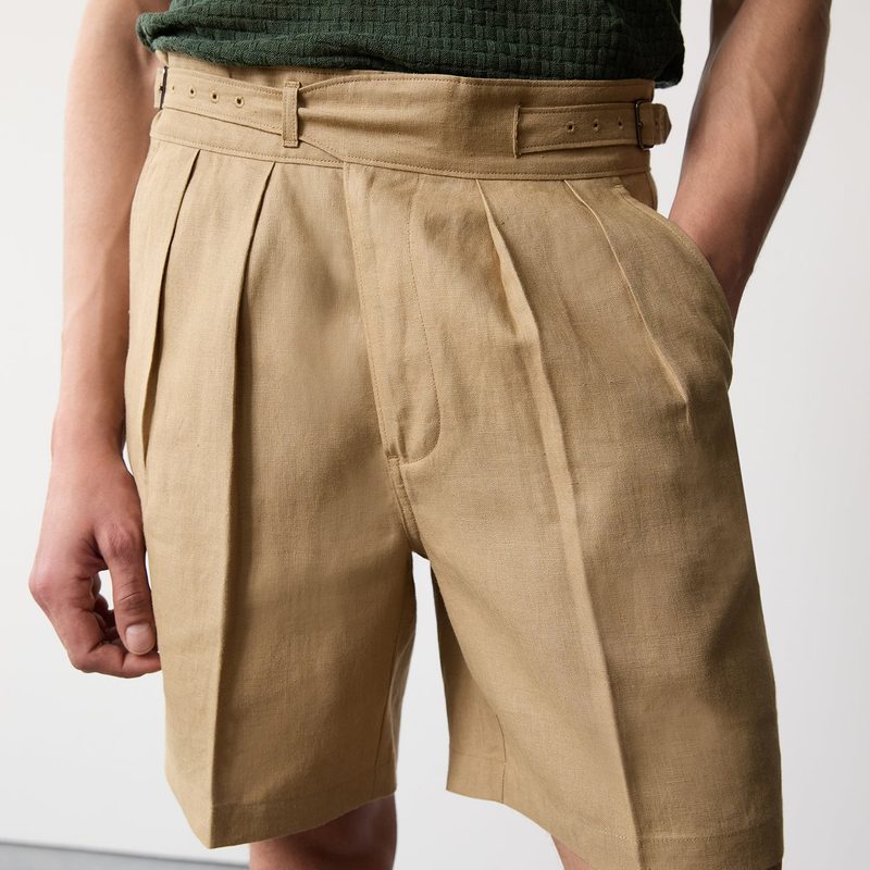 Todd Snyder 7" Irish Linen Gurkha Shorts