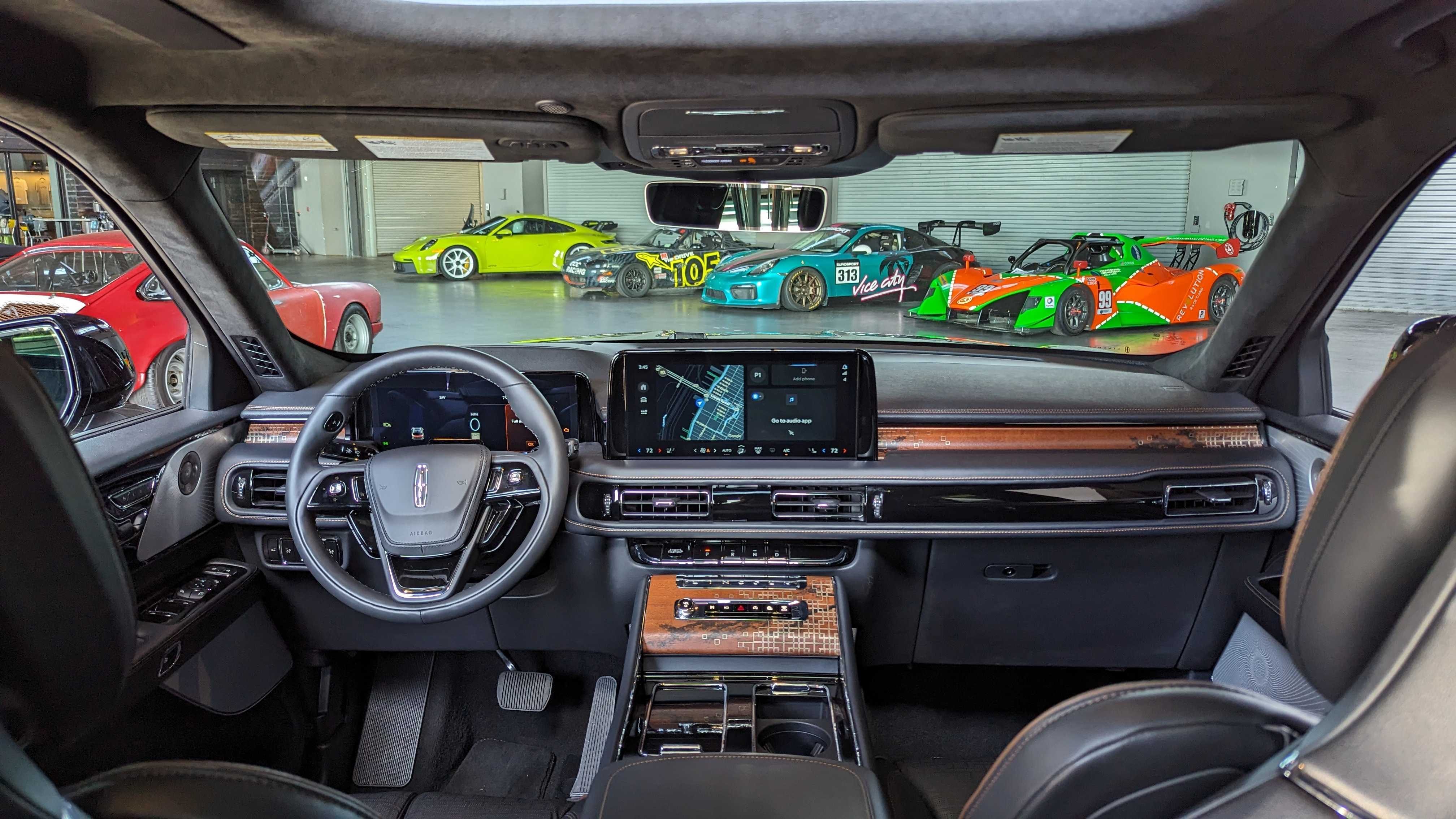 Interior of 2025 Lincoln Aviator