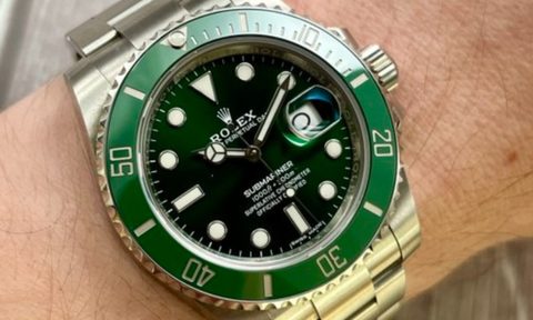 Rolex Hulk on wrist