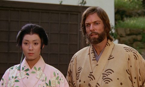 Yoko Shimada and Richard Chamberlain in Shogun.