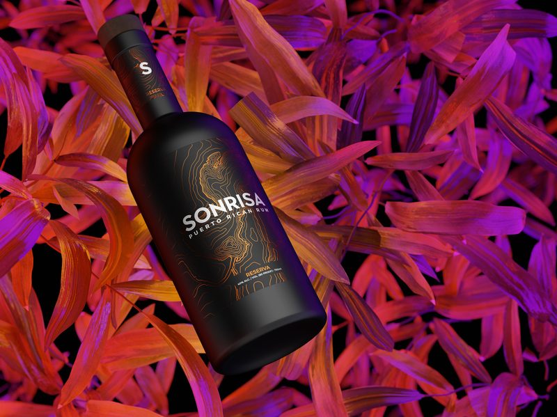 Sonrisa Rum Reserva bottle Puerto Rican made sipping rum