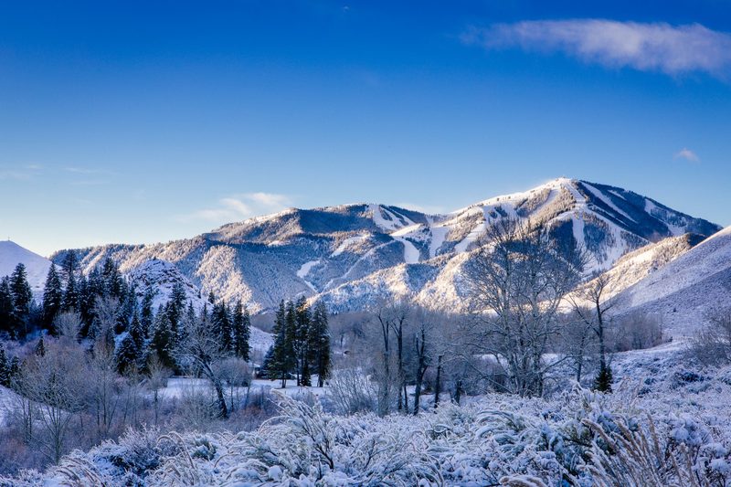 Sun Valley Idaho winter scene