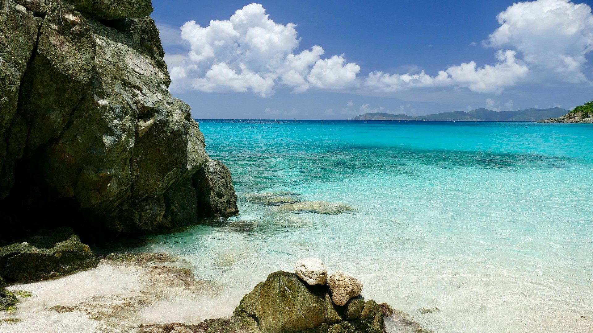 Clear ocean in US Virgin Islands