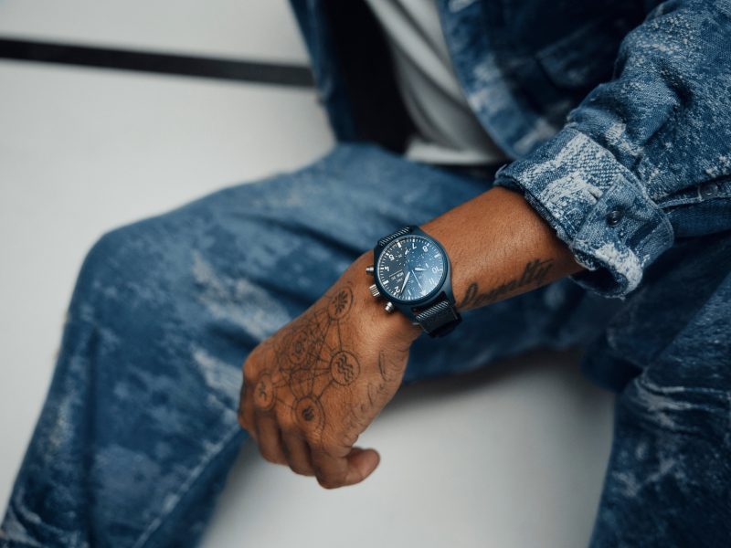 IWC watch and Lewis Hamilton