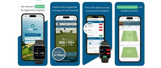 Golf Pad app