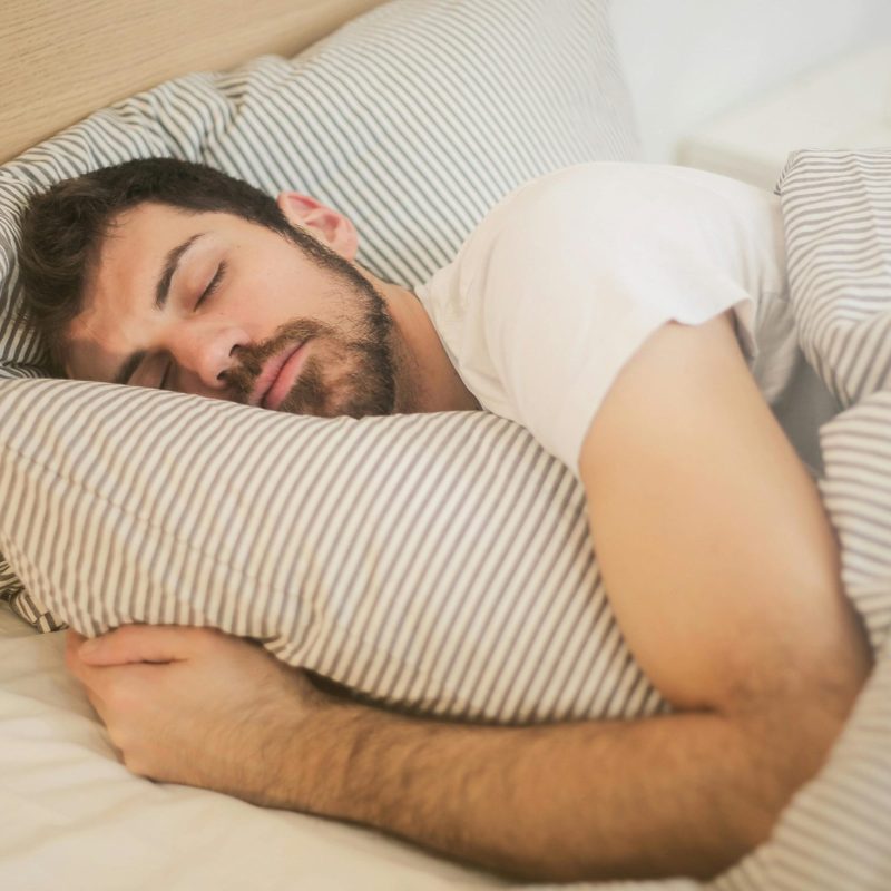 man sleeping