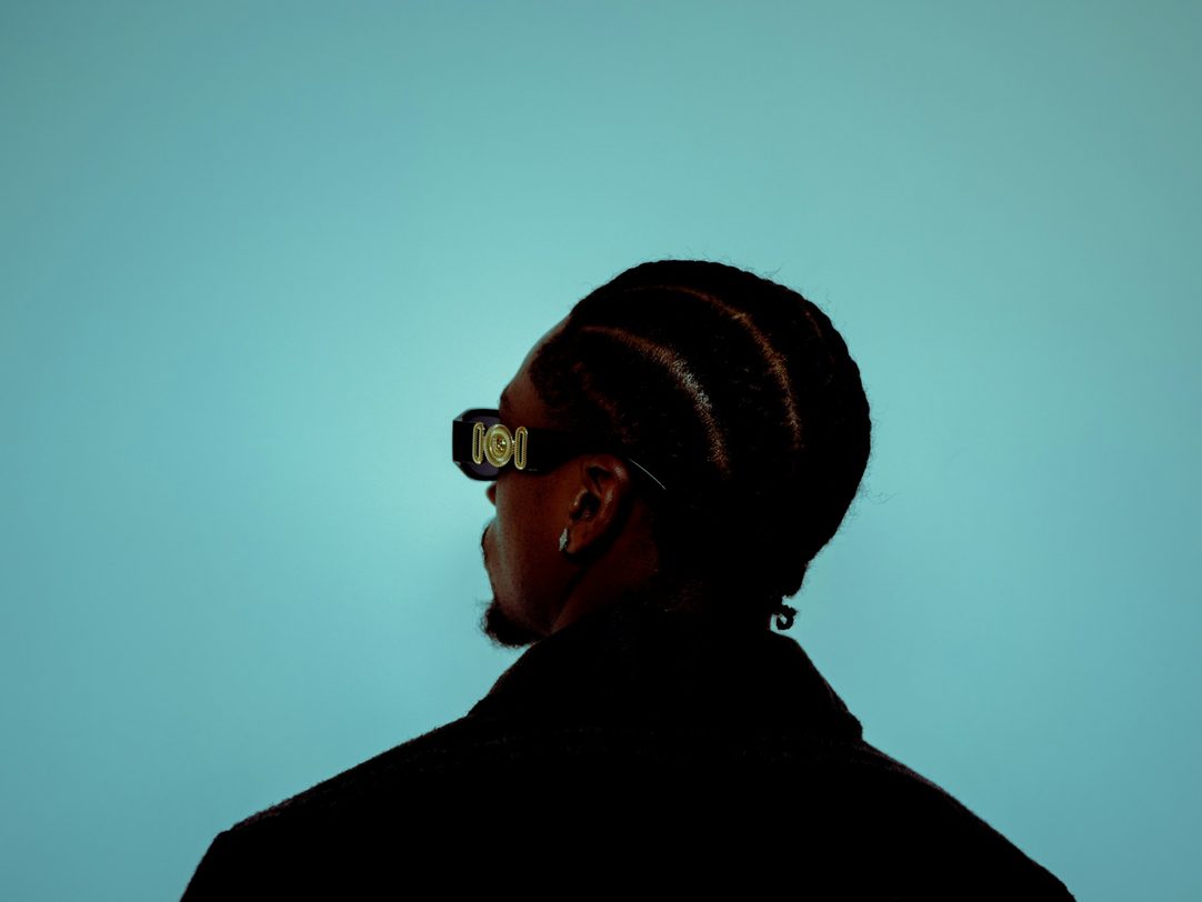 man wearing oversized sunglasses
