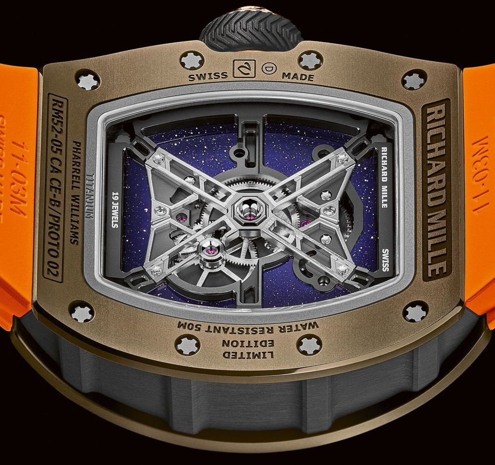 inside look of RM52-05 watch