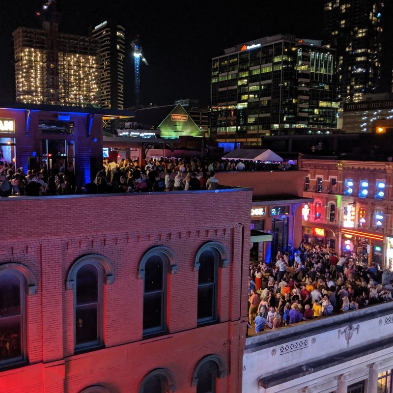 Roof top bars in Nashville