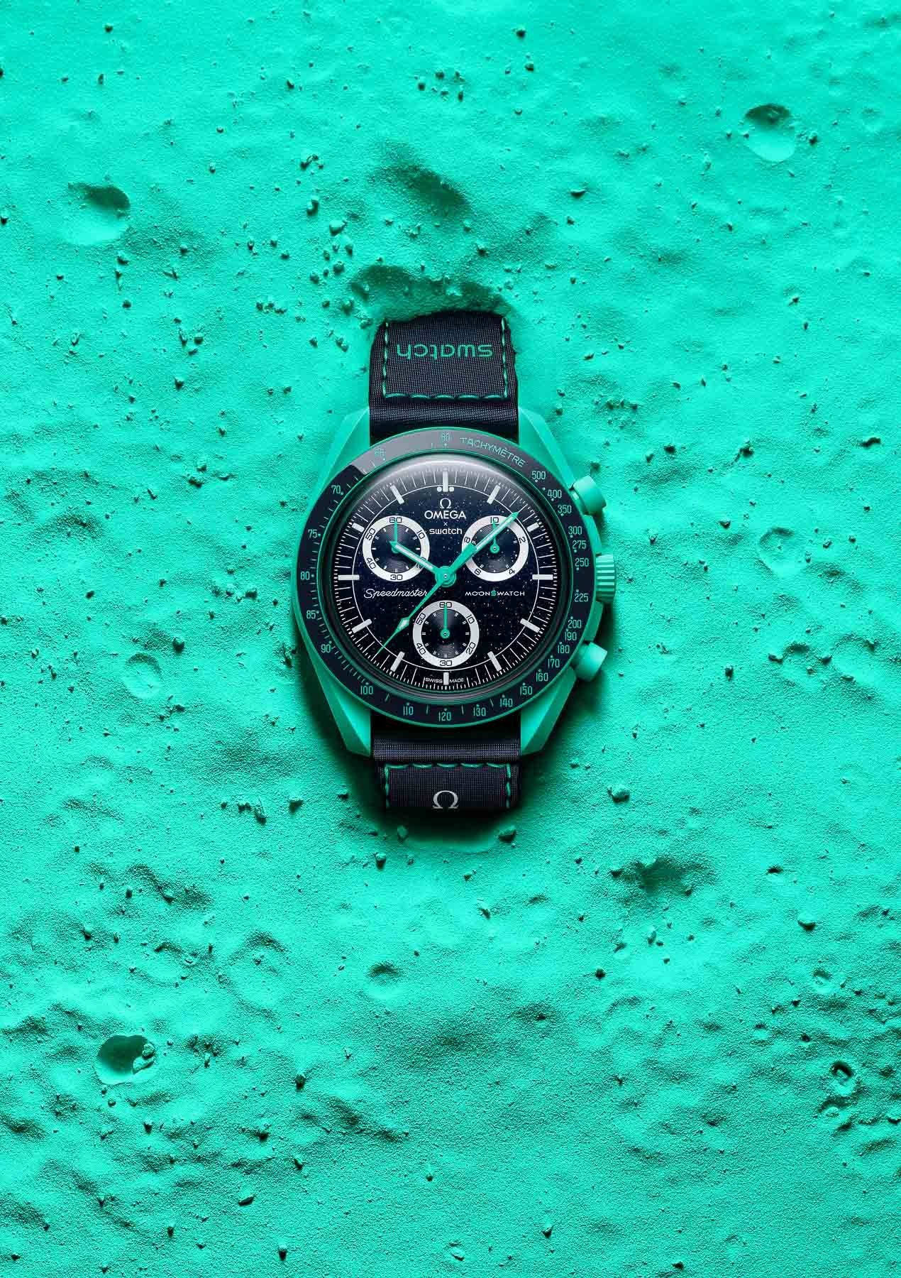 MoonSwatch Mission on Earth Polar Lights