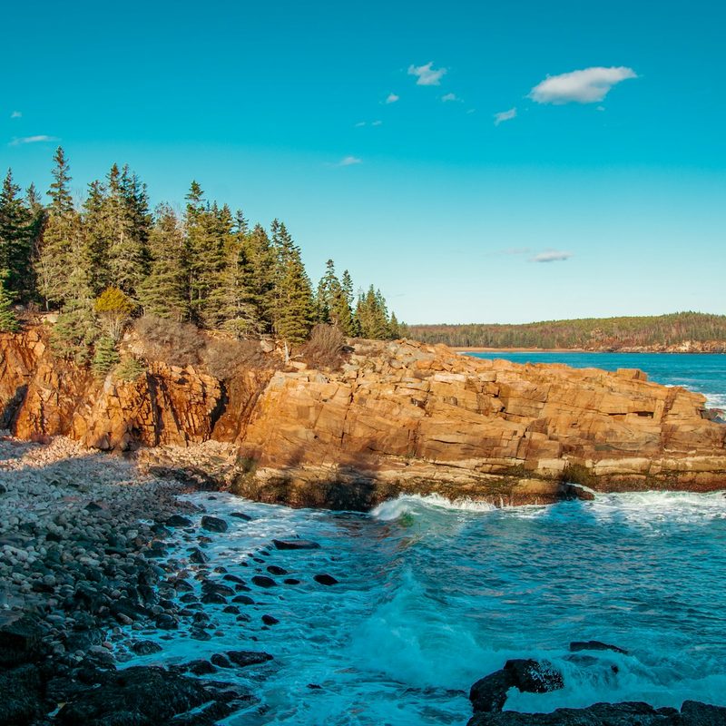 Acadia National Park shoreline view