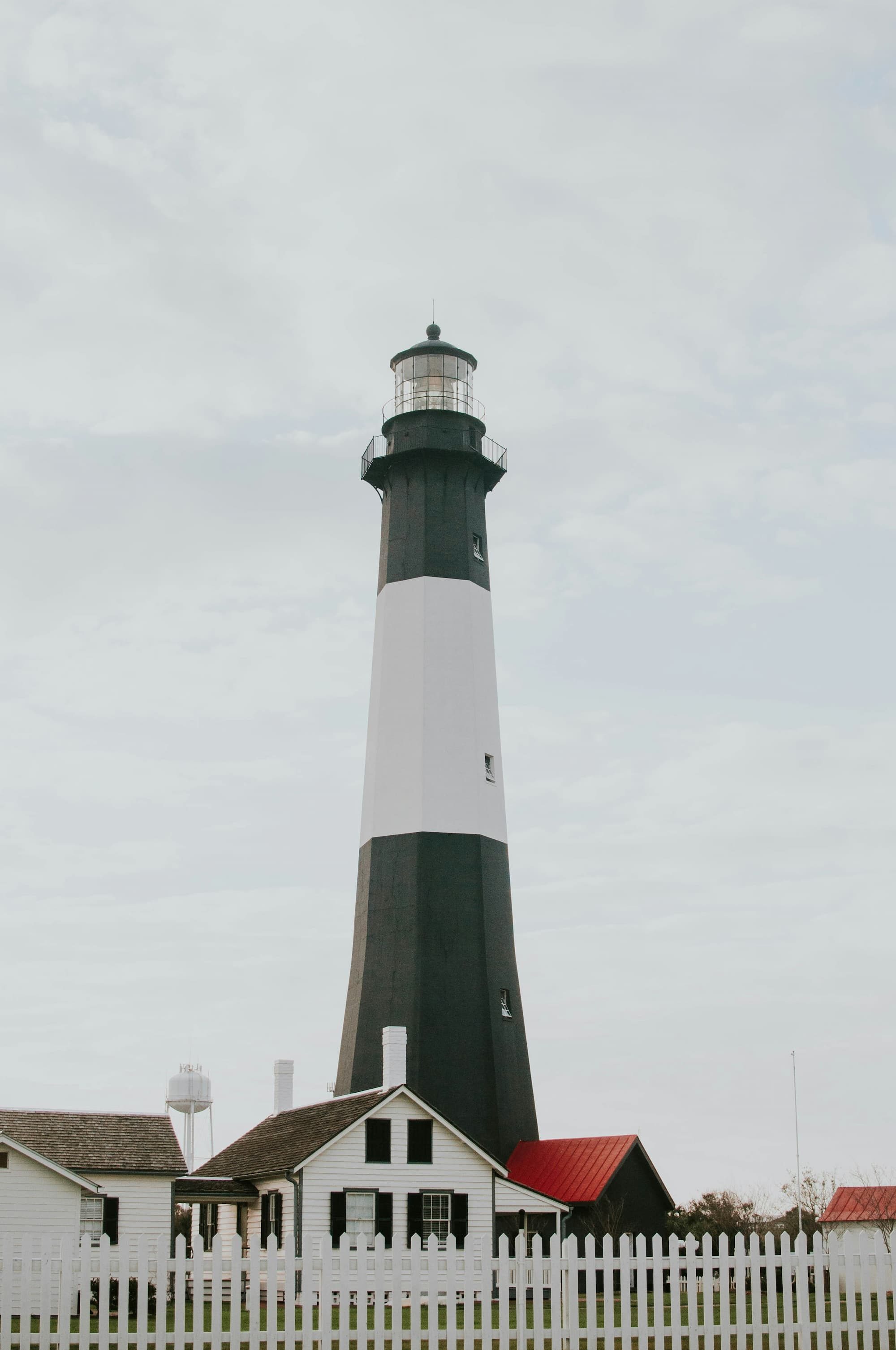 black and white lighthouse during daytime