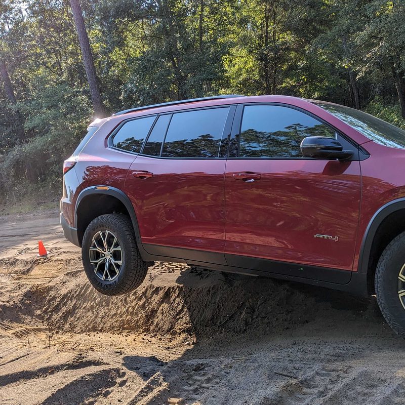 GMC Acadia off-roading
