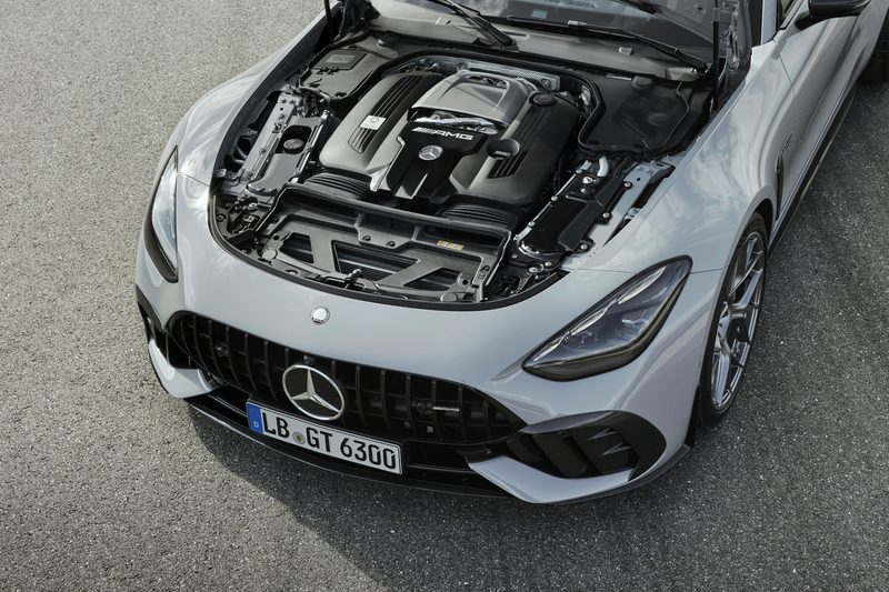 2025 Mercedes-AMG GT 63 Pro 4Matic+ engine compartment.