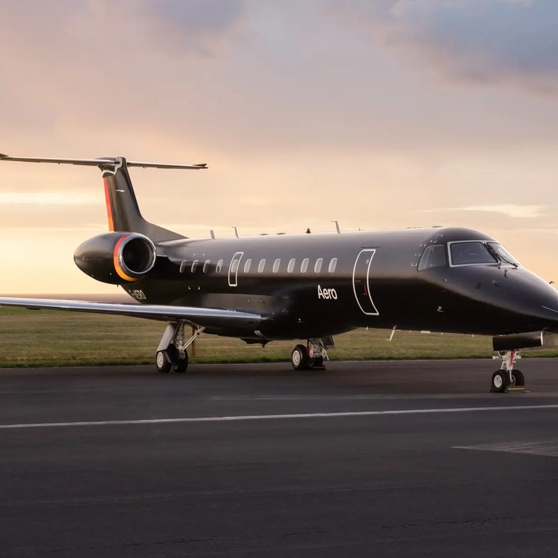 An Aero private jet