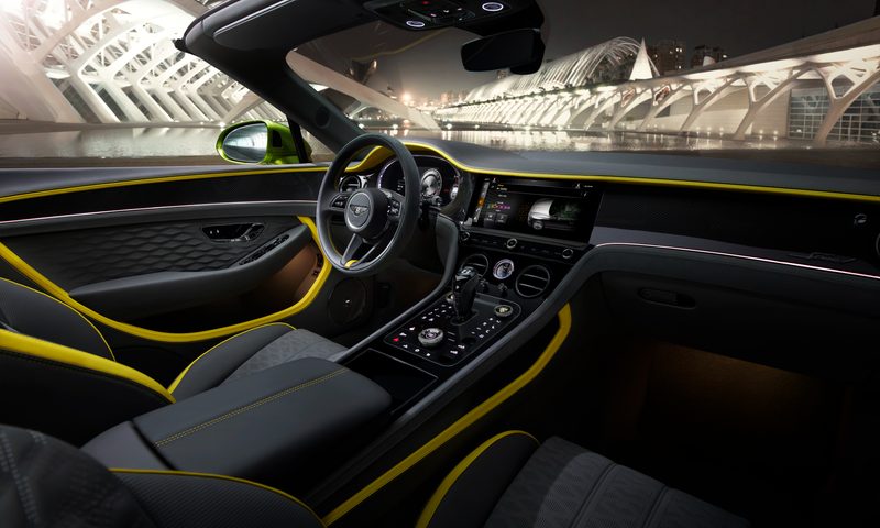 Bentley Continental GT Speed interior.