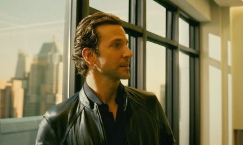Bradley Cooper in leather jacket