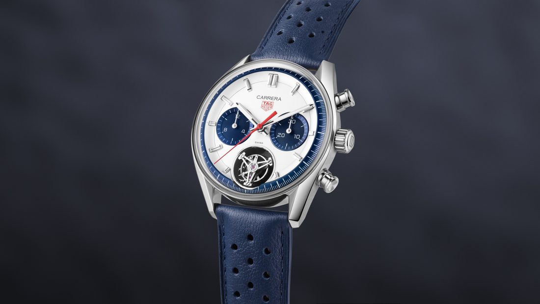 Blue Panda Carrera Chronograph Tourbillon watch