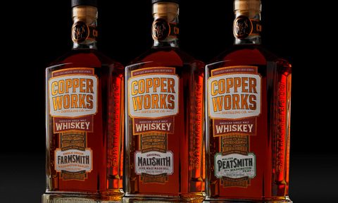 copperworks permanent trio whiskey lineup