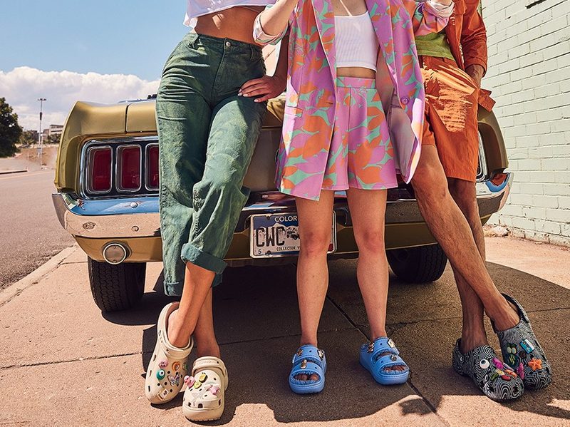 Crocs worn on models feet for early Prime Day deals