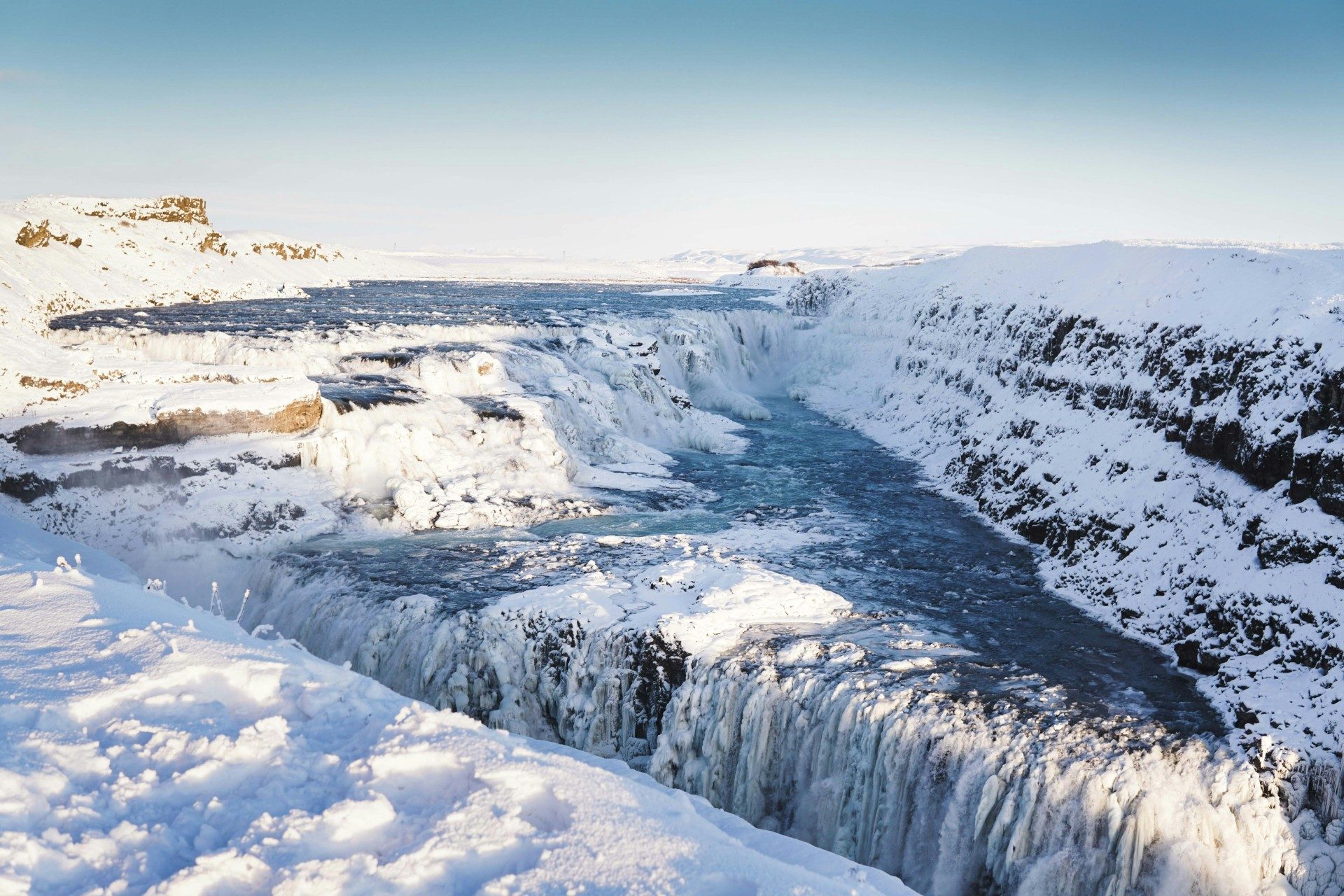 Iceland's Gullfoss Falls