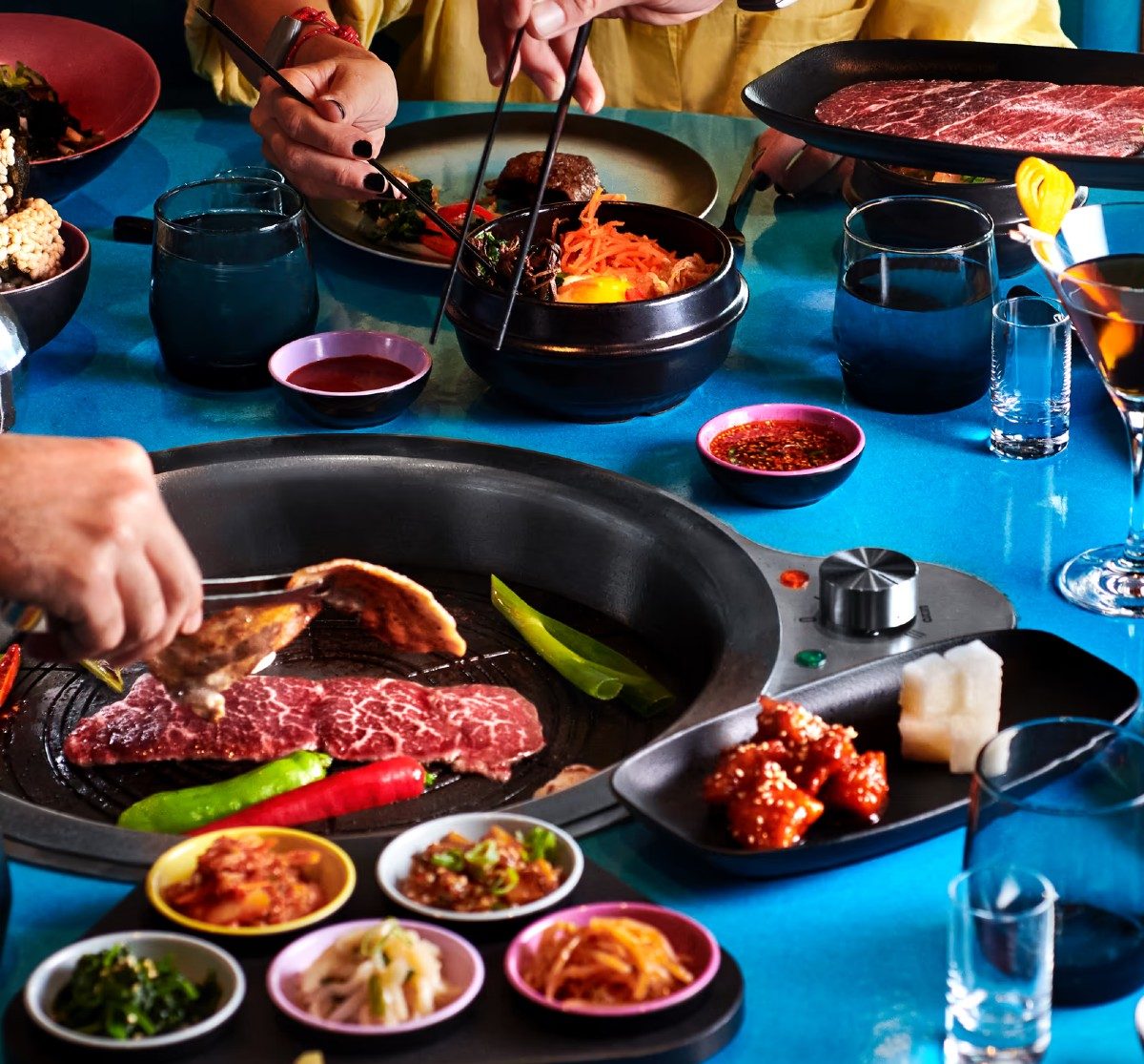 Korean BBQ on cruise ship
