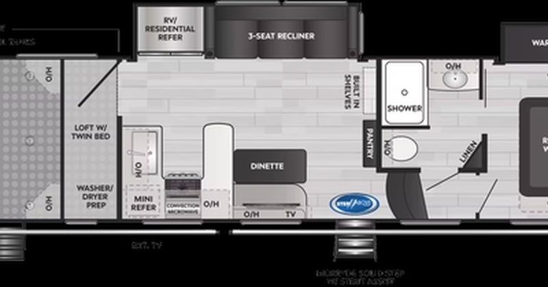 Keystone Raptor 354 floor plan