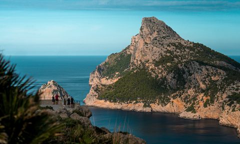 Coastal rock formations, Mallorca, Spain