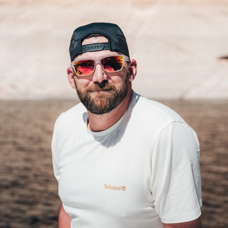 Man in Timberland eyewear