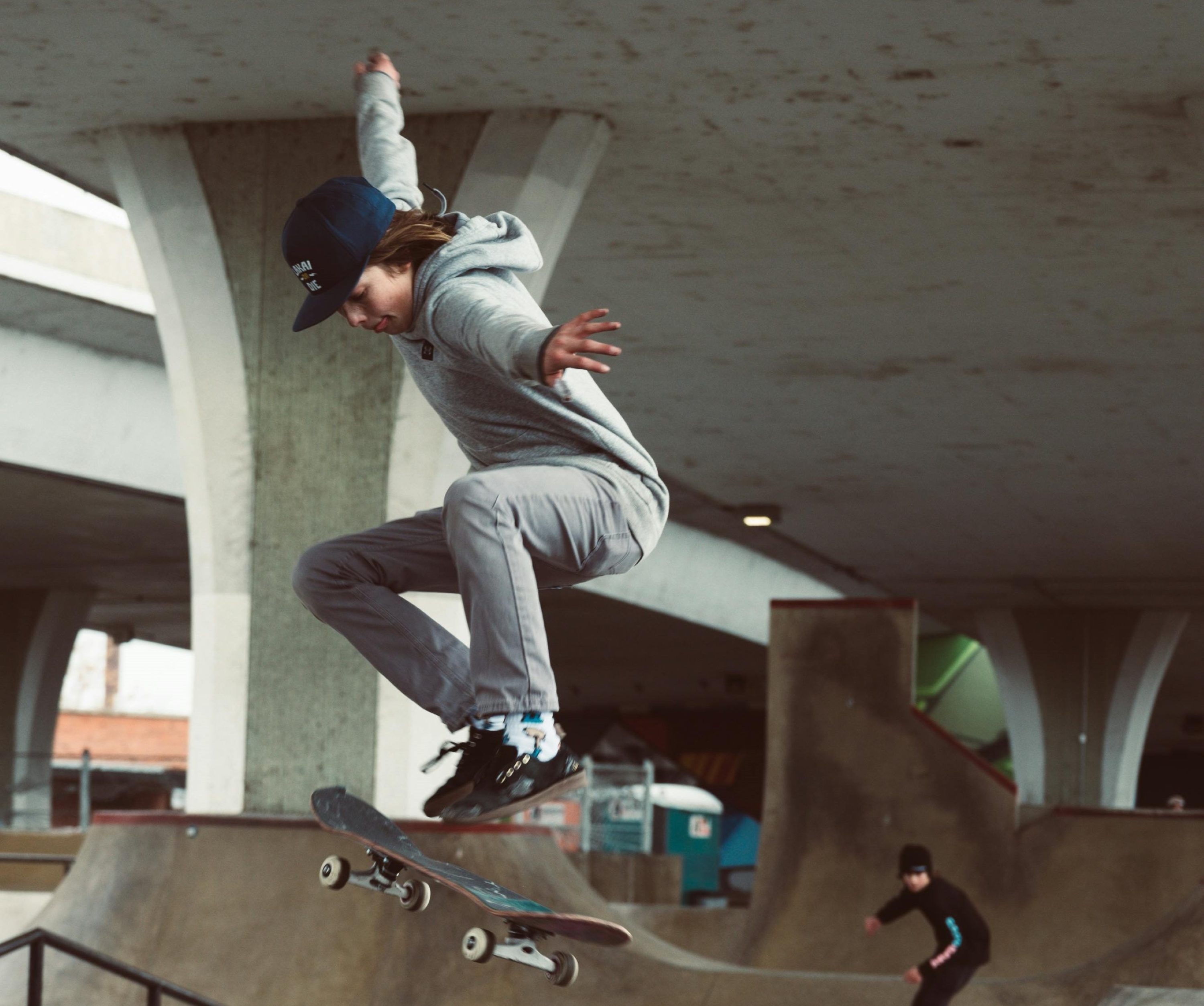 Man skateboarding