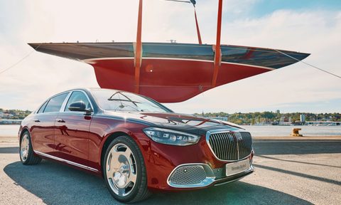 Mercedes-Maybach S-Class inspired by the Robbe & Berking SPHINX 12m racing yacht.