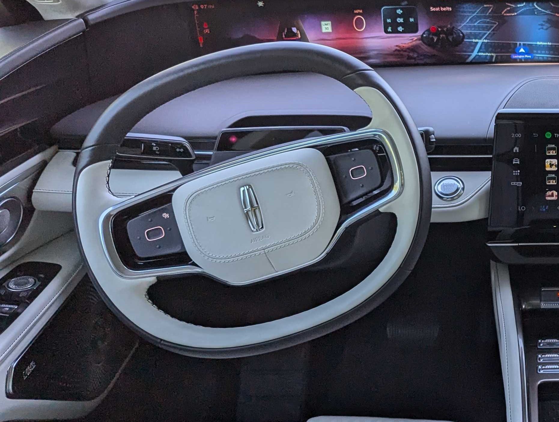 2024 Lincoln Nautilus steering wheel