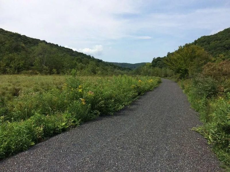 Surface of Lamoille Valley Rail Trail